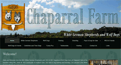 Desktop Screenshot of chaparralfarm.com